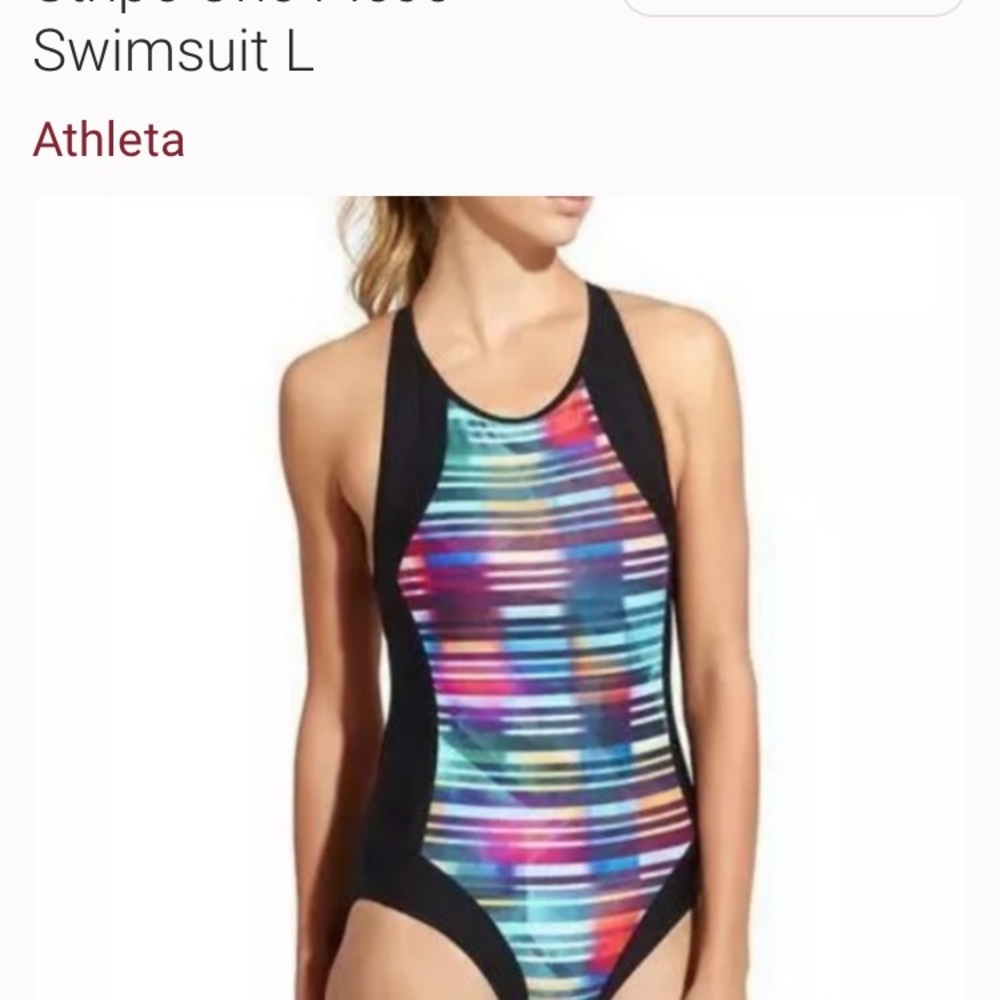 Athleta one piece sporty swimsuit size large
